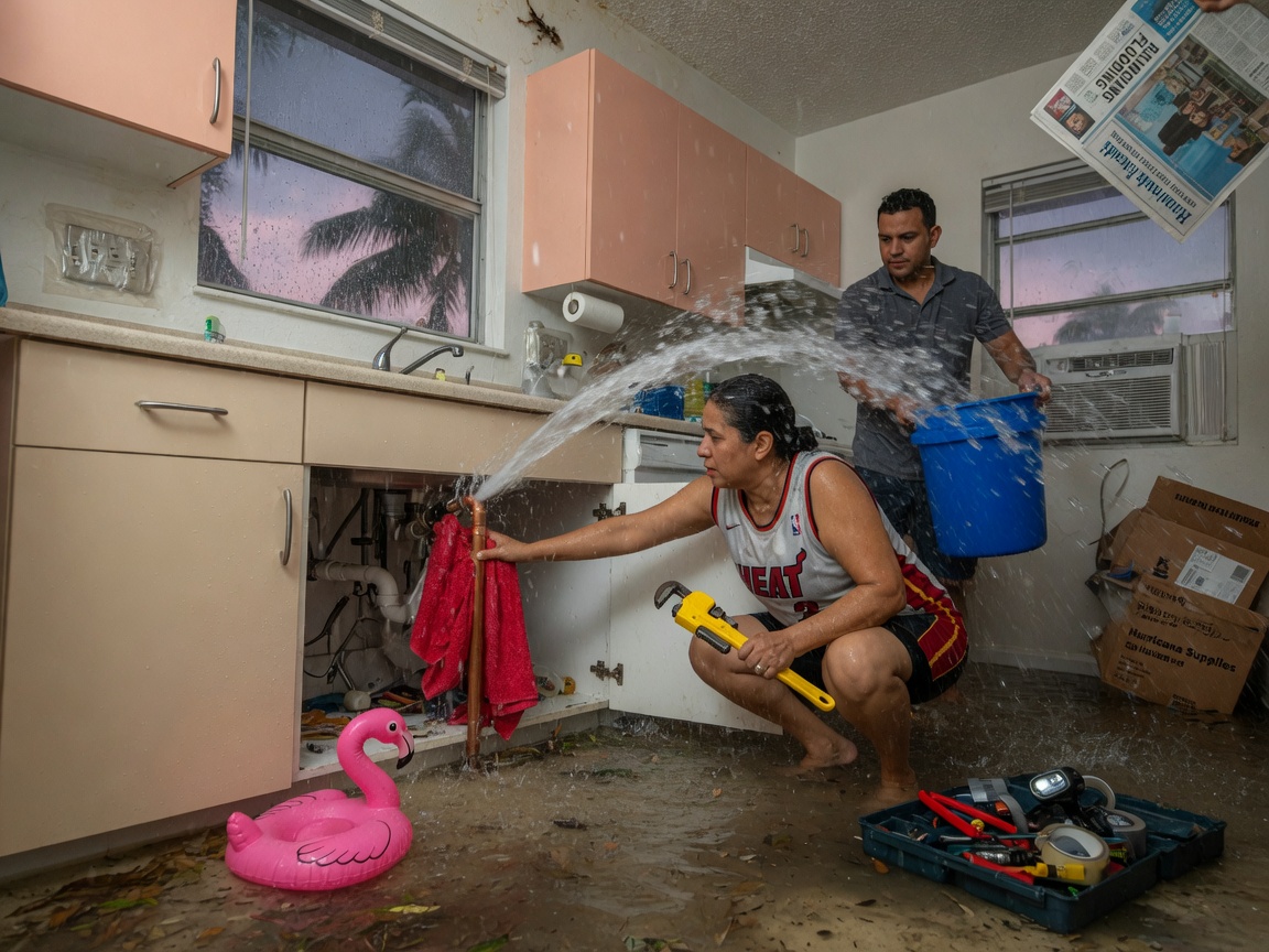 How to Handle a Burst Pipe During Miami's Rainy Season