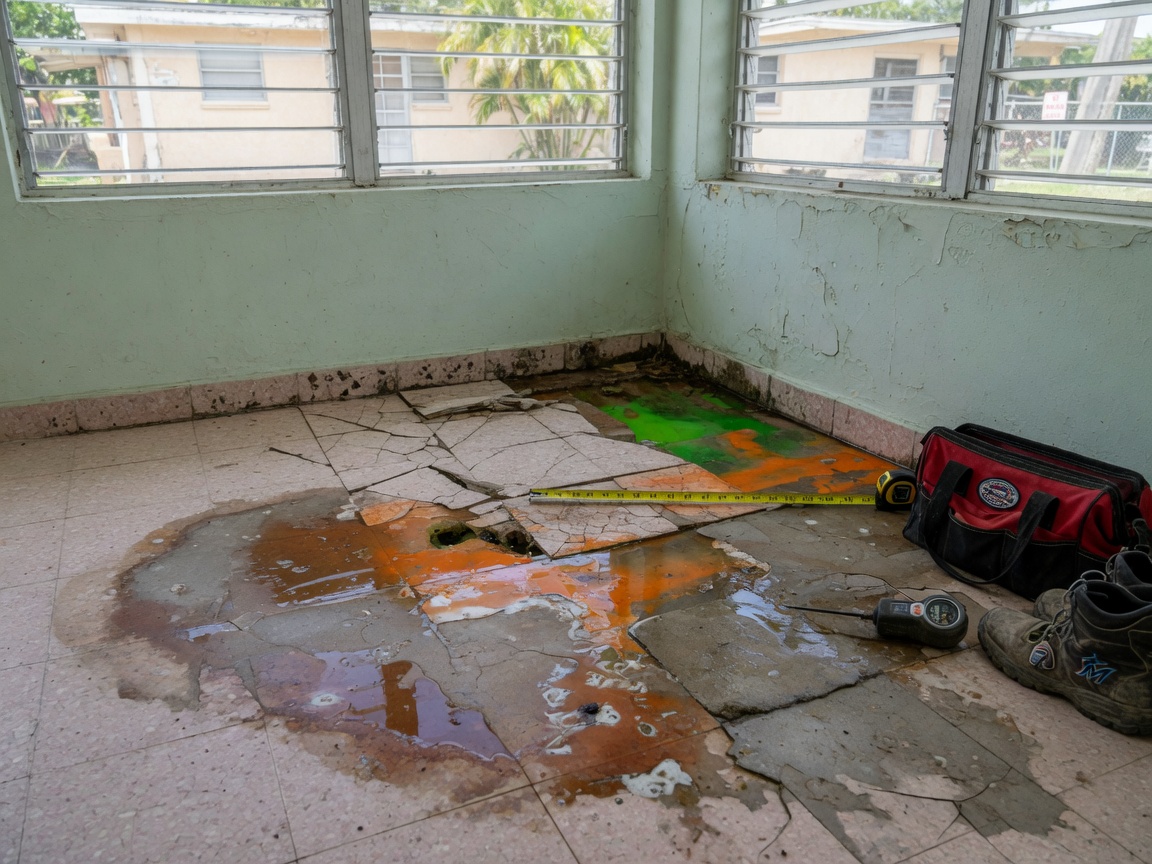 Signs of Slab Leaks Common in South Florida Homes