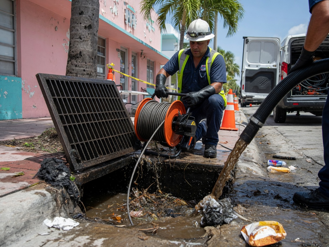 Emergency Drain Cleaning in Miami